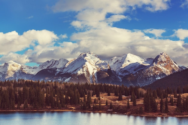 Mountain Landscape in Colorado Rocky Mountains, Colorado, United States.