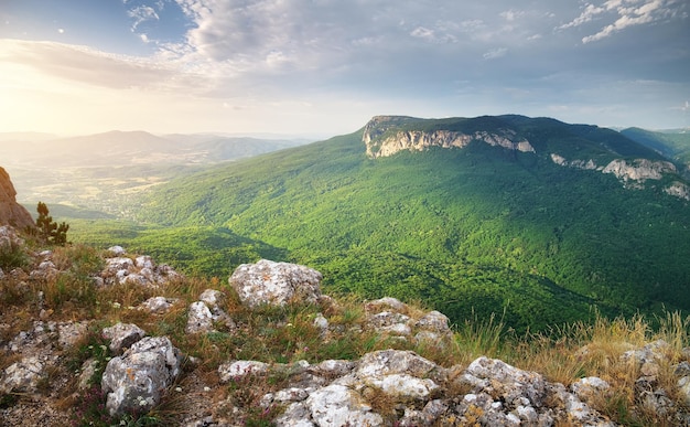 Mountain landscape Composition of nature