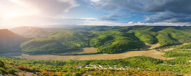 Mountain landscape Composition of nature