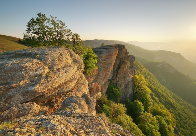 Mountain landscape Composition of nature