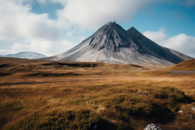 A mountain landscape generative ai