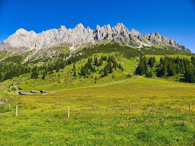 Mountain landscape in the hochkonig area