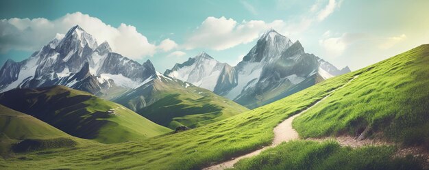 mountain landscape panoramic