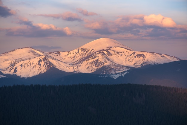 Mountain landscape in spring