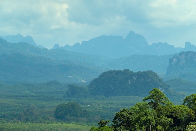 タイの山の風景