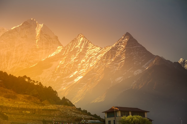 山の風景