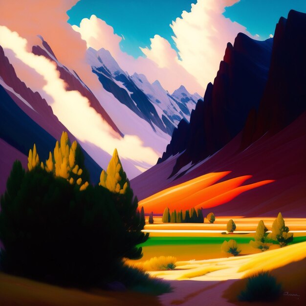 Mountain landscape