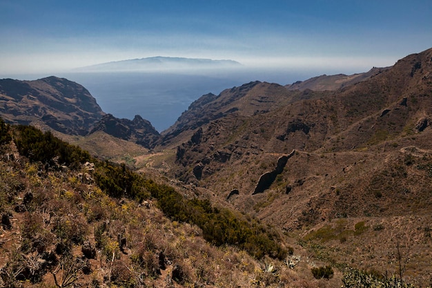 テネリフェ島の山の風景