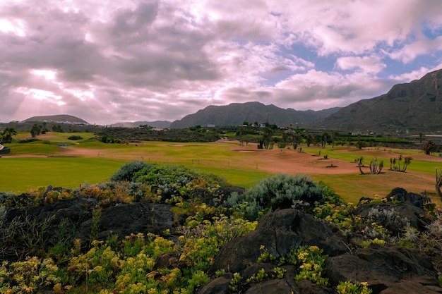 Mountain landscapes of the island of Tenerife