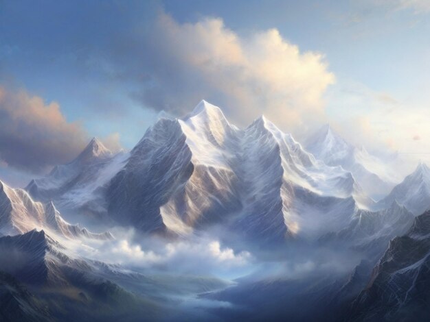 Premium Photo  Mountain Majesty Majestic Peaks Natures Breathtaking 