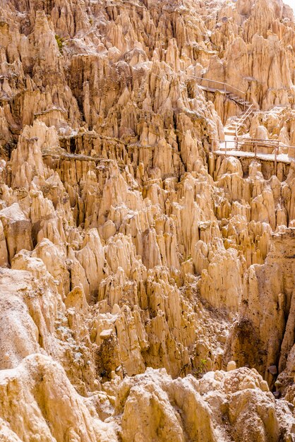 Mountain path in Moon Valley, Bolivia