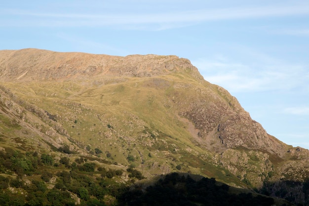 Mountain Peak in Llanberis Snowdonia, Wales, UK