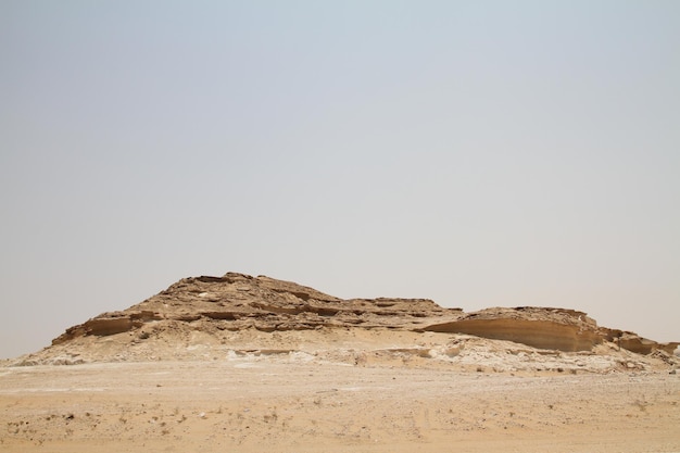 Mountain in the Qatari Desert