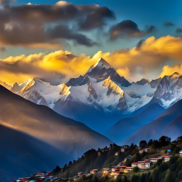 Mountain Range Nepal