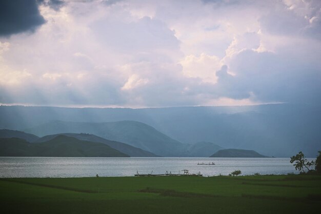 Photo mountain range in panguruan