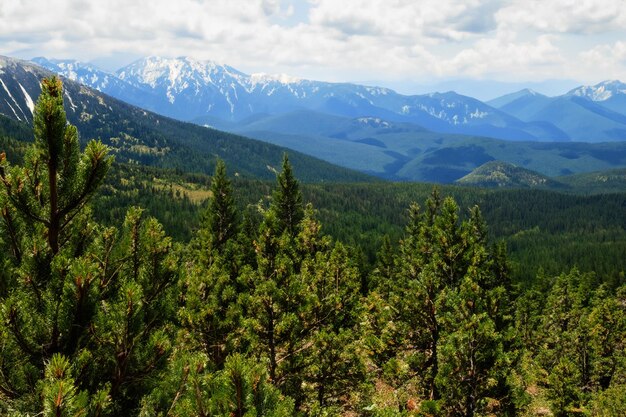 a mountain range with a mountain range in the background