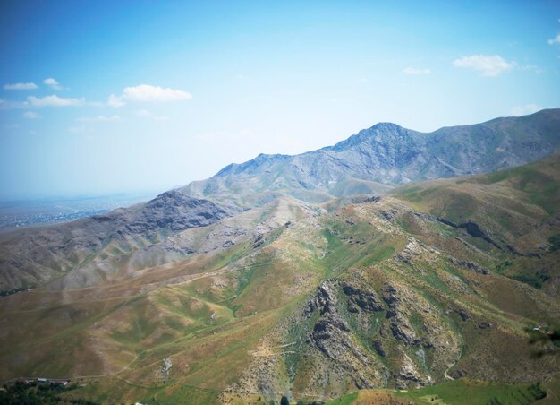 Mountain relief in the steppe