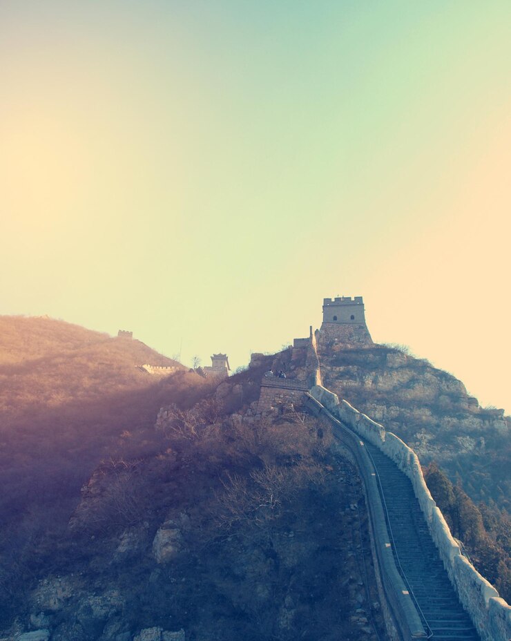 Photo 은 하늘에 산길