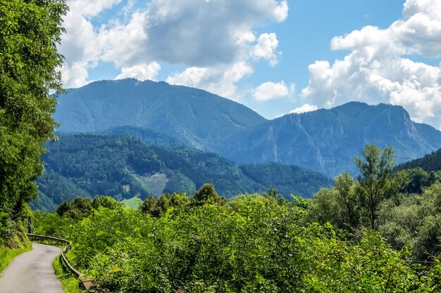 オーストリアの山道