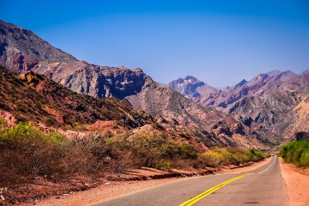 Strada di montagna a cafayate