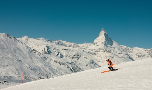 Mountain skier