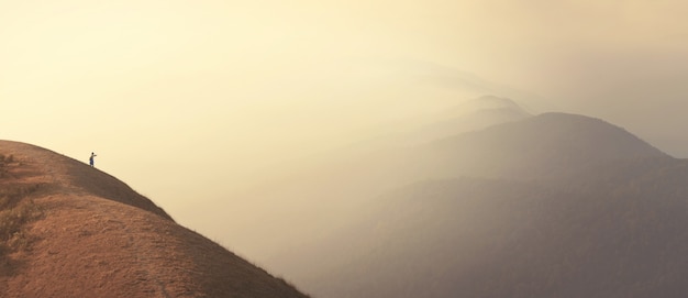 Mountain and sky