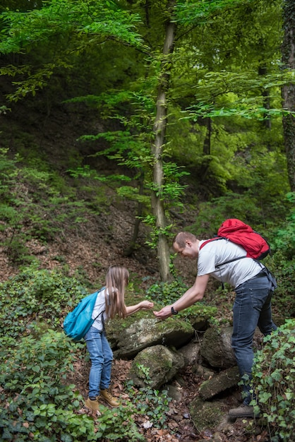 Mountain spring water