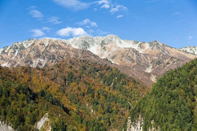 Photo mountain on tateyama in japan