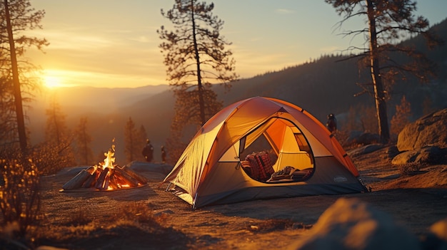 mountain tent