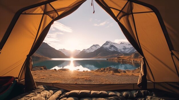 mountain tent