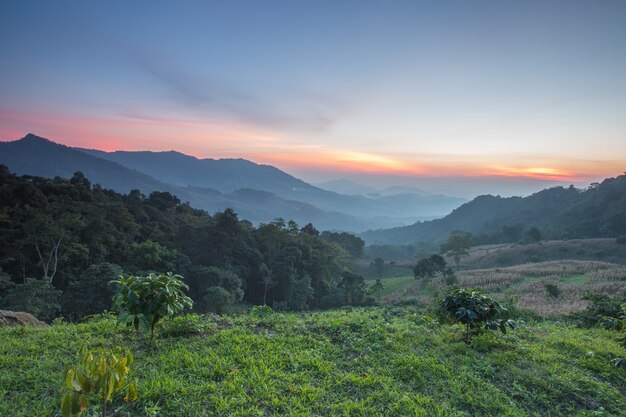 Mountain view of Thailand