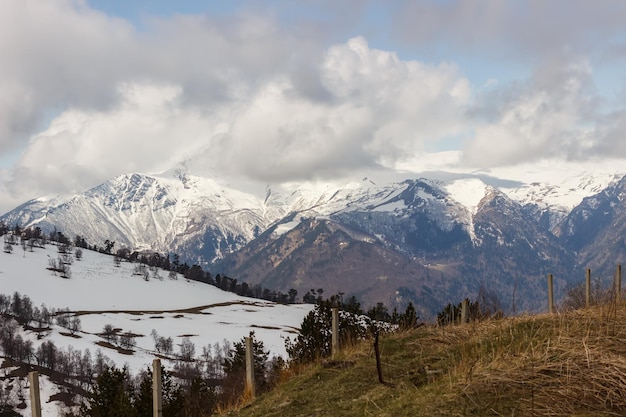 Mountain views in Arkhyz near BTA