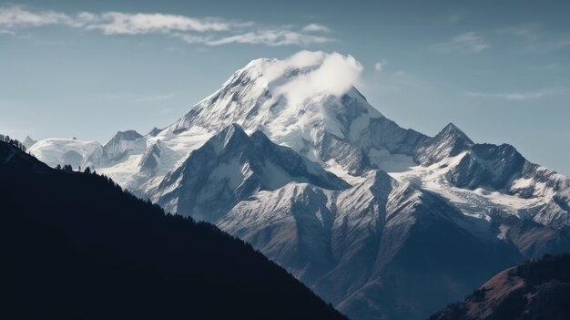 冬の山