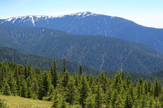 a mountain with a mountain in the background and a mountain in the background