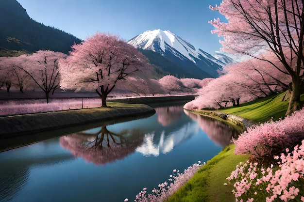 背景に山がある山