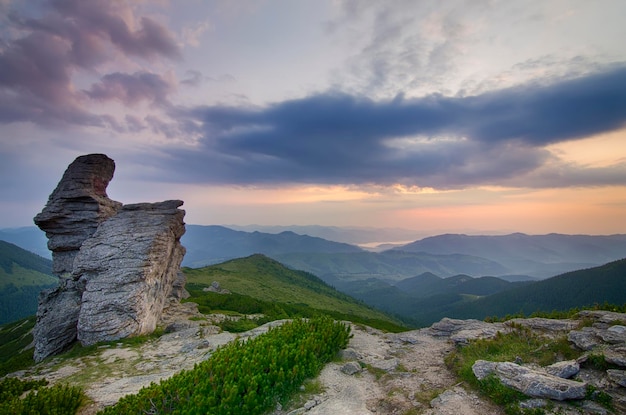 Mountain zonsopkomst