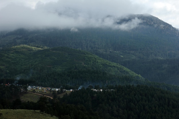 Mountaineering festival campground