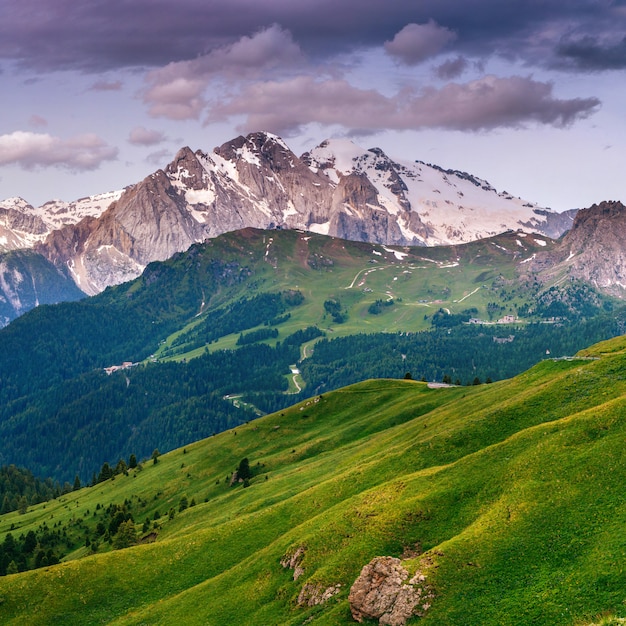 Mountains in the Alps