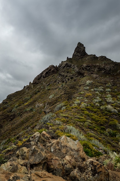 Mountains in the anaga country park