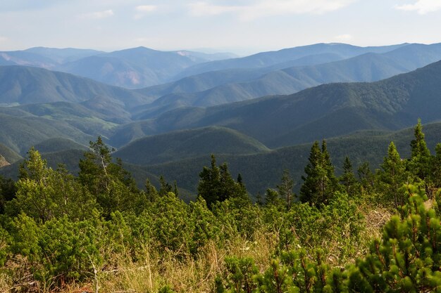 the mountains are visible from the top of the mountain