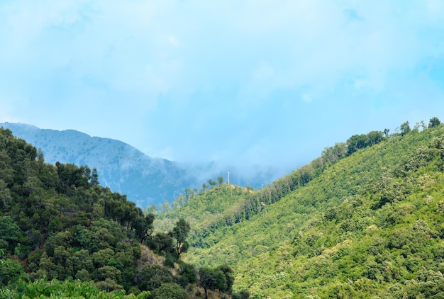 Mountains in Calabria Italy