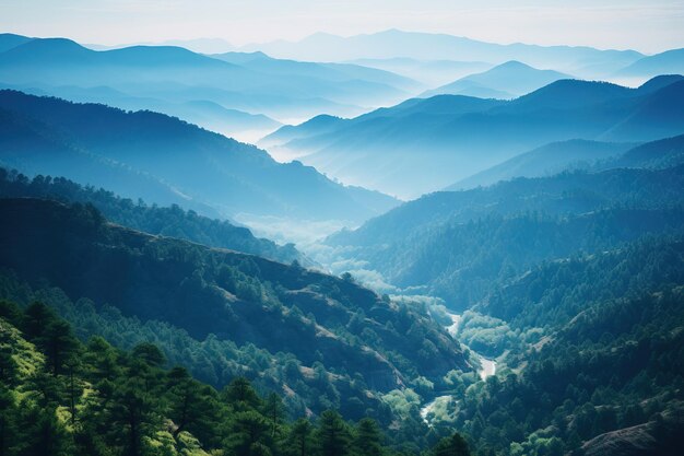 mountains covered in clouds