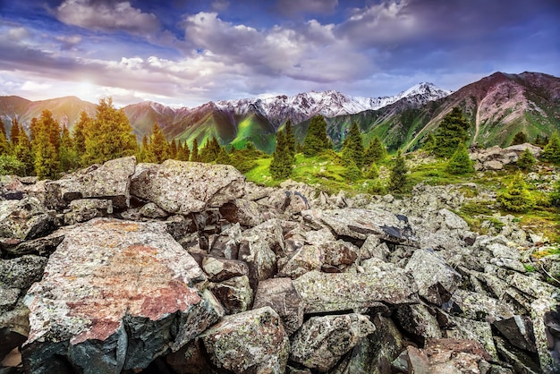 Mountains in Kazakhstan