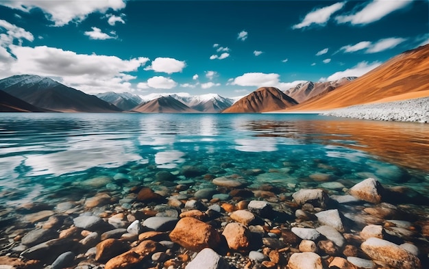 The mountains of ladakh are the highest in india