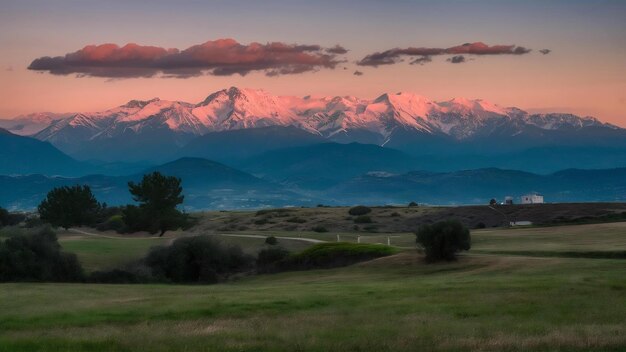 Photo mountains landscaper collsacabra