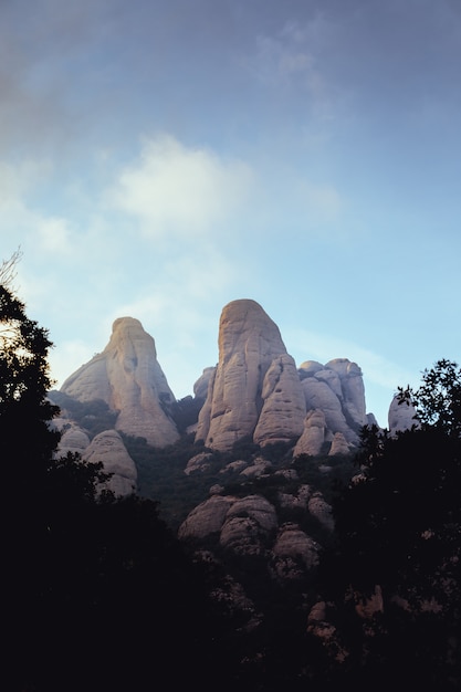 Photo mountains of montserrat