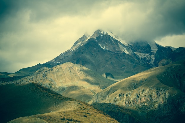 Mountains. mystical magical background