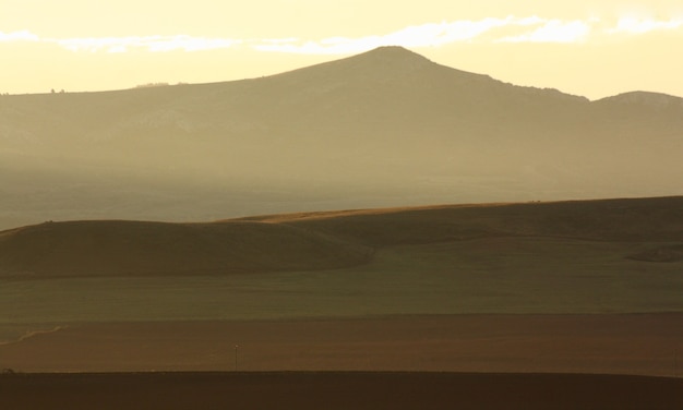 Mountains and nature Gradient of autumnal ocher tones
natural