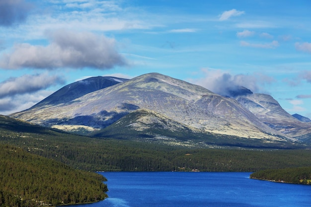 ノルウェーの山々