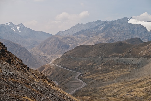 mountains road Peru